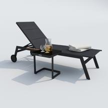 Мебель IDEAL PATIO Шезлонг ВИРТУ карбон арт. VRT.3019000