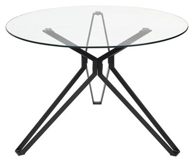 Мебель М-СИТИ Стол VENETO D110 прозрачный М-City арт. XSDT003CLEAR