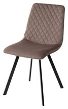 Мебель М-СИТИ Стул DAIQUIRI BLUVEL-38 LATTE, велюр М-City арт. 628B38BLK