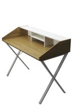 Мебель М-СИТИ Компьютерный стол ORLA H475 Дуб натуральный / белый каркас M-city арт. 629M04939