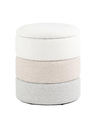 Мебель Stool Group Пуф с ящиком Hive XS букле бежевый арт. УТ000038718
