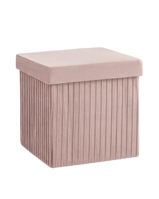 Мебель Stool Group Пуф складной с ящиком Store Square пыльно-розовый арт. УТ000038992