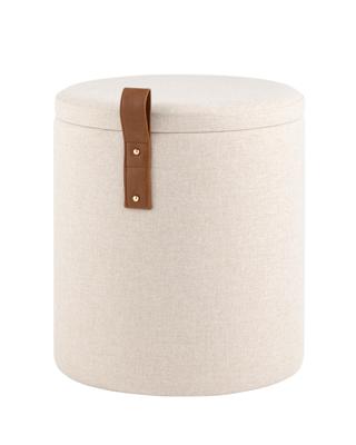 Мебель Stool Group Пуф с ящиком Эркки рогожка S белый арт. УТ000039491