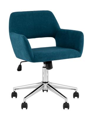 Мебель Stool Group Стул офисный ROSS рогожка синий арт. УТ000039438