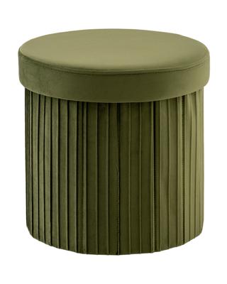Мебель Stool Group Пуф складной с ящиком Store Round травяной арт. УТ000040152