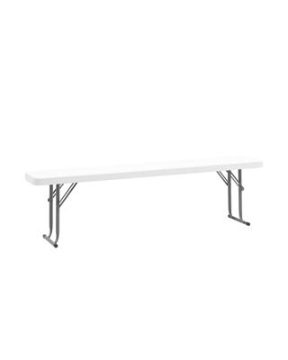 Мебель Stool Group Скамейка складная 152*25*42 см белая арт. УТ000040166
