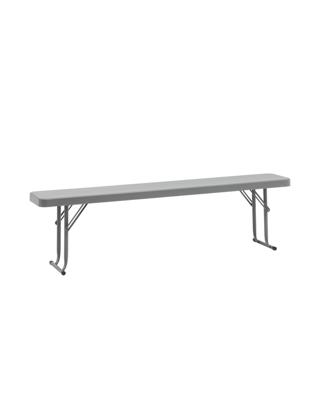 Мебель Stool Group Скамейка складная 152*25*42 см серая арт. УТ000040167