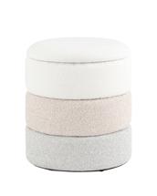 Мебель Stool Group Пуф с ящиком Hive XS букле бежевый арт. УТ000038718