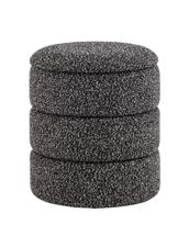 Мебель Stool Group Пуф с ящиком Hive XS букле черный меланж арт. УТ000038720