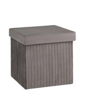 Мебель Stool Group Пуф складной с ящиком Store Square антрацитовый арт. УТ000038975