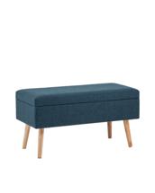 Мебель Stool Group Банкетка Сторми с ящиком темно-синий арт. УТ000039386