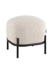 Мебель Stool Group Пуф Стоун ткань букле молочный арт. УТ000040002