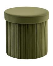 Мебель Stool Group Пуф складной с ящиком Store Round травяной арт. УТ000040152