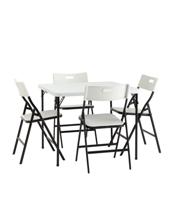 Мебель Stool Group Комплект раскладного стола и стульев Кейт белый арт. УТ000038897