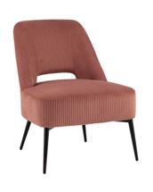 Мебель Stool Group Кресло лаунж Бостон велюр рельефный коралловый арт. УТ000039983