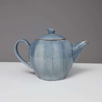 Набор посуды AksHome Чайник заварочный VITAL, фарфор, синий, 1,2л арт. ZN-381649