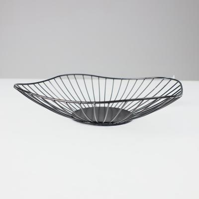 Набор посуды AksHome Ваза для фруктов FRUITY 1, черный, 27,5*11*6,5 см арт. ZN-381641