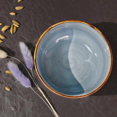 Набор посуды AksHome Боул VITAL 2, фарфор, синий, 12,5*12,5*6см арт. ZN-381620