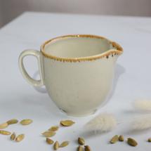 Набор посуды AksHome Сливочник VITAL, фарфор, бежевый, 265мл арт. ZN-381623