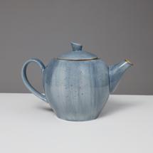 Набор посуды AksHome Чайник заварочный VITAL, фарфор, синий, 1,2л арт. ZN-381649