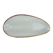 Набор посуды AksHome Блюдо овальное VITAL, фарфор, голубой, 36*17,5*2см арт. ZN-381646