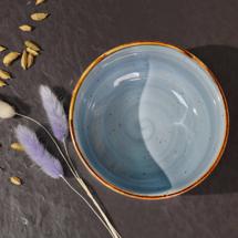 Набор посуды AksHome Боул VITAL 2, фарфор, синий, 12,5*12,5*6см арт. ZN-381620