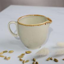 Набор посуды AksHome Сливочник VITAL, фарфор, бежевый, 265мл арт. ZN-381623