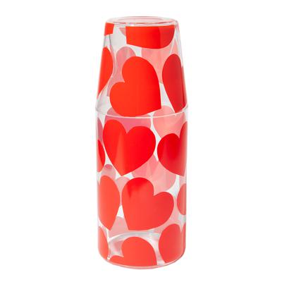 Набор посуды Doiy Набор из кувщина и стакана love, 2 шт. арт. DYJGLLOV