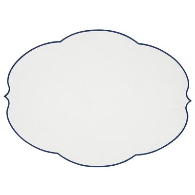 Набор посуды Guzzini Салфетка подстановочная овальная flowers, 48,8х36 см, белая арт. 12790611