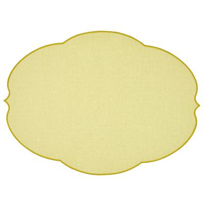 Набор посуды Guzzini Салфетка подстановочная овальная flowers, 48,8х36 см, желтая арт. 127906132