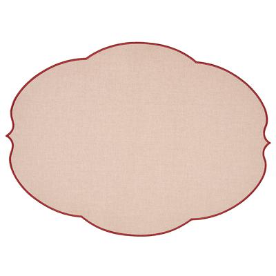 Набор посуды Guzzini Салфетка подстановочная овальная flowers, 48,8х36 см, розовая арт. 127906255