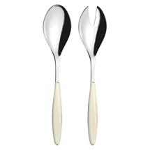 Набор посуды Guzzini Набор столовых приборов для салата feeling, кремовый арт. 23006004