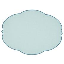 Набор посуды Guzzini Салфетка подстановочная овальная flowers, 48,8х36 см, голубая арт. 12790682
