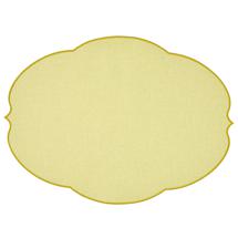 Набор посуды Guzzini Салфетка подстановочная овальная flowers, 48,8х36 см, желтая арт. 127906132