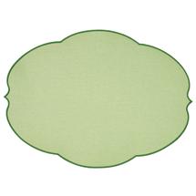 Набор посуды Guzzini Салфетка подстановочная овальная flowers, 48,8х36 см, зеленая арт. 12790626