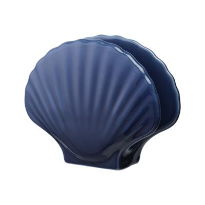 Набор посуды Tkano Салфетница pearl синего цвета из коллекции sea treasures арт. TK25-TW_NAP0001
