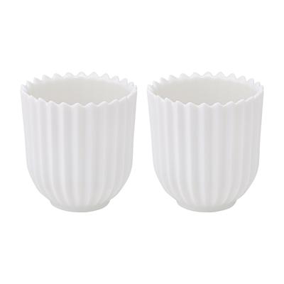 Набор посуды Tkano Набор из двух подставок для яиц белого цвета из коллекции edge, s арт. TK23-TW_EGG0003