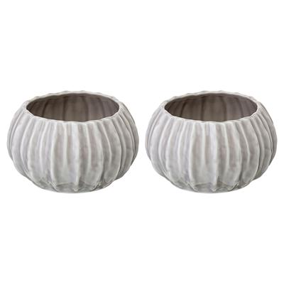 Набор посуды Tkano Набор из 2 салатников actinia серого цвета из коллекции sea treasures, 640 мл арт. TK25-TW_BW0002