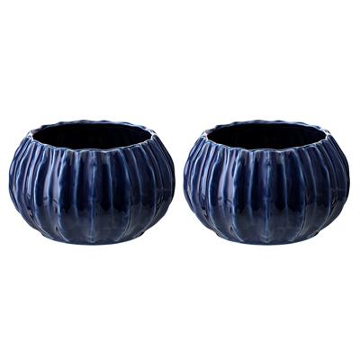 Набор посуды Tkano Набор из 2 салатников actinia синего цвета из коллекции sea treasures, 640 мл арт. TK25-TW_BW0001