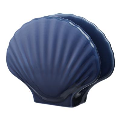 Набор посуды Tkano Салфетница pearl синего цвета из коллекции sea treasures арт. TK25-TW_NAP0001