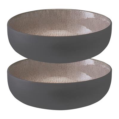 Набор посуды Tkano Набор из двух салатников volcano из коллекции essential, D16 см, 650 мл арт. TK24-TW_BW0004