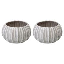 Набор посуды Tkano Набор из 2 салатников actinia серого цвета из коллекции sea treasures, 640 мл арт. TK25-TW_BW0002