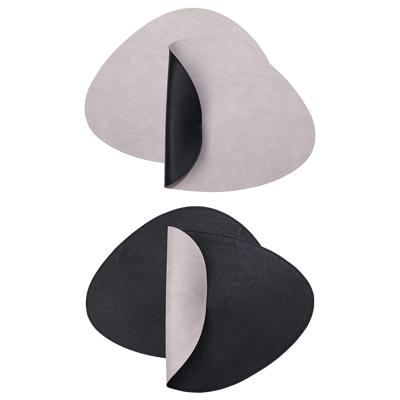 Набор посуды ЯЯЯ Набор из 4-х двухсторонних сервировочных салфеток drop, 33х41 см, черный/светло-серый арт. LJ0000424