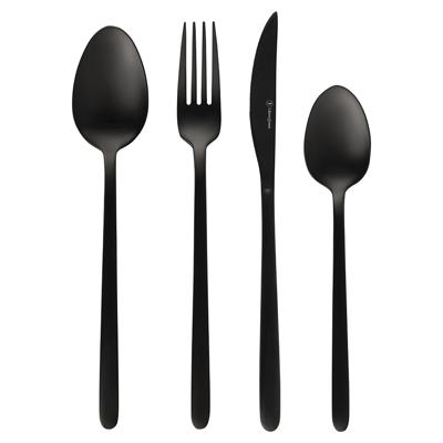 Набор посуды ЯЯЯ Набор столовых приборов pure, черные матовые, 16 пред. арт. LJ0000492