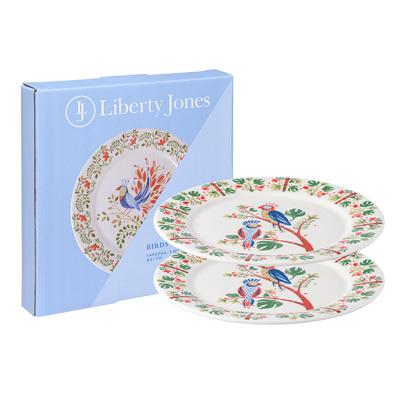 Набор посуды ЯЯЯ Набор тарелок parrot из коллекции birds of paradise в подарочной упаковке, D21 см, 2 шт. арт. LJ0000307