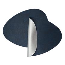 Набор посуды ЯЯЯ Набор из 2-х двухсторонних сервировочных салфеток drop, 33х41 см, синий/светло-серый арт. LJ0000469