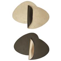 Набор посуды ЯЯЯ Набор из 4-х двухсторонних сервировочных салфеток drop, 33х41 см, коричневый/карамельный арт. LJ0000464