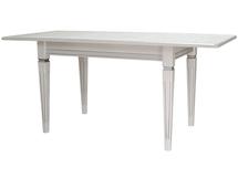Обеденные столы Мебелик Стол обеденный Васко В 87Н белый/серебро 150/200*90 арт. 005480