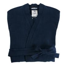 Одежда Tkano Халат из умягченного льна темно-синего цвета essential, размер m арт. TK18-BR0006