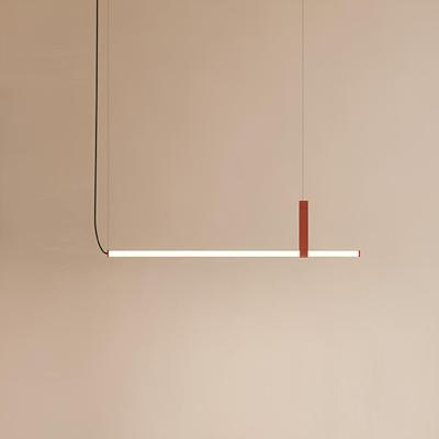 Подвесной светильник AXOLIGHT  Подвесной светильник Paralela Horizontal 2 Earth Red арт. Paralela Horizontal 2 Earth Red